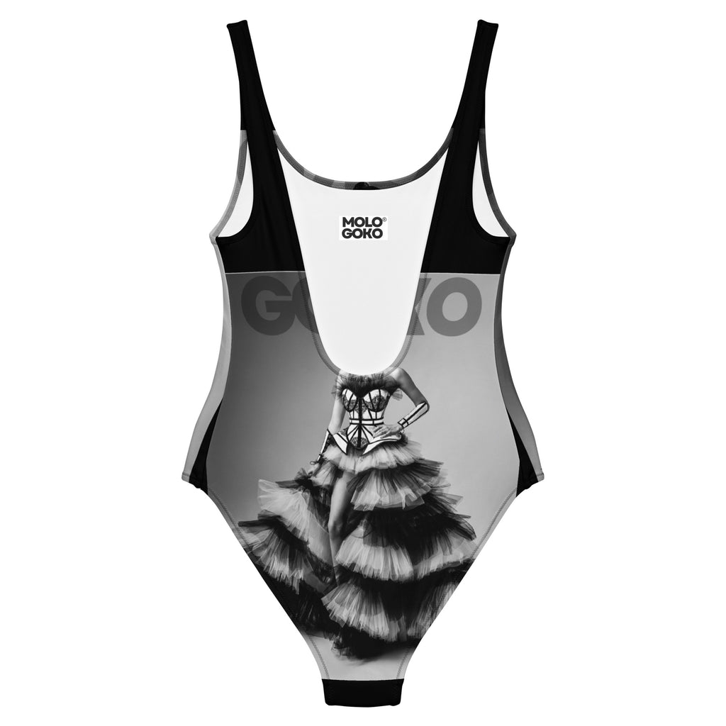 Chapel Window Photo One-Piece Swimsuit - Mologoko Couture