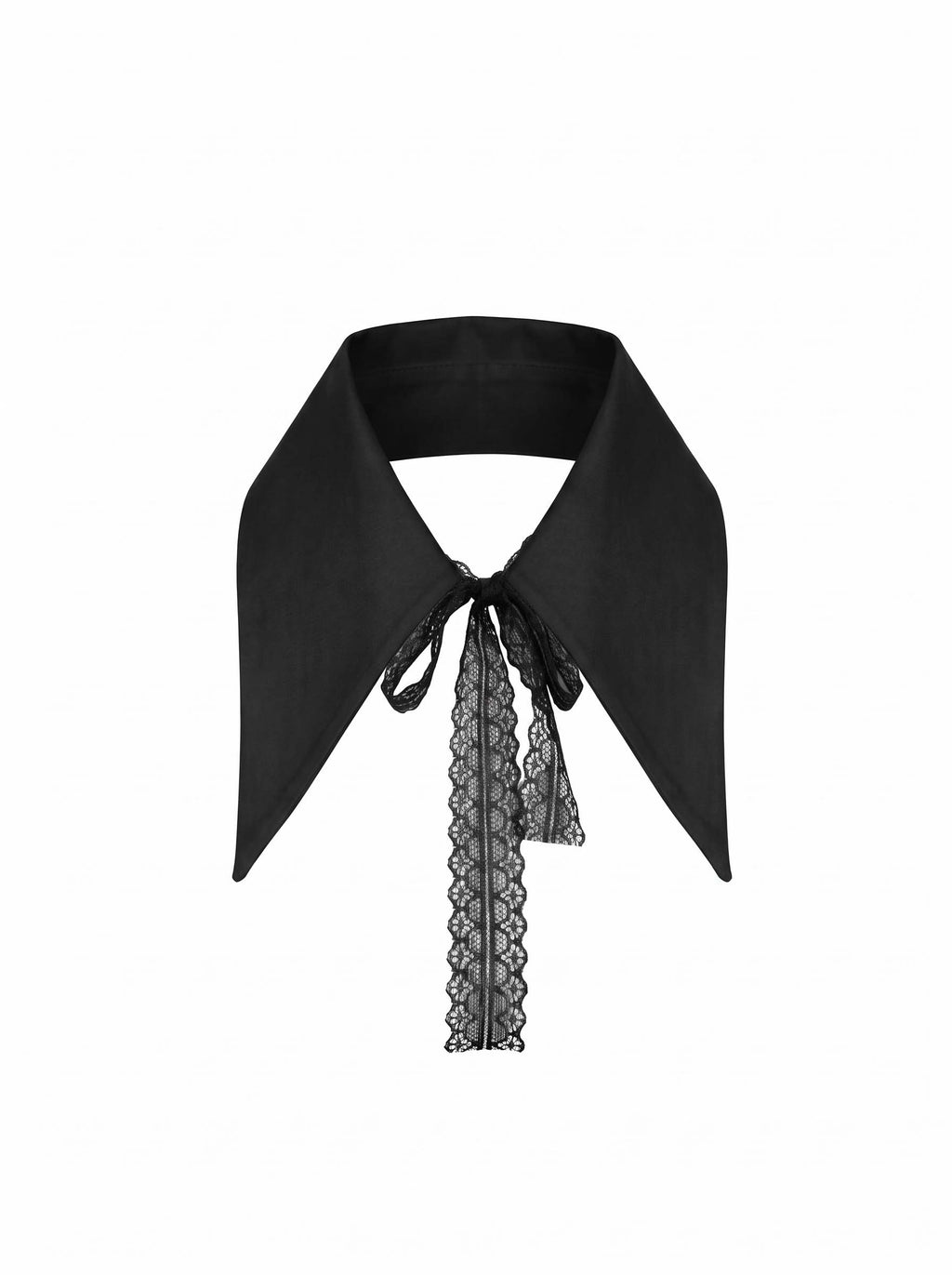Base Removable White Pointy Collar