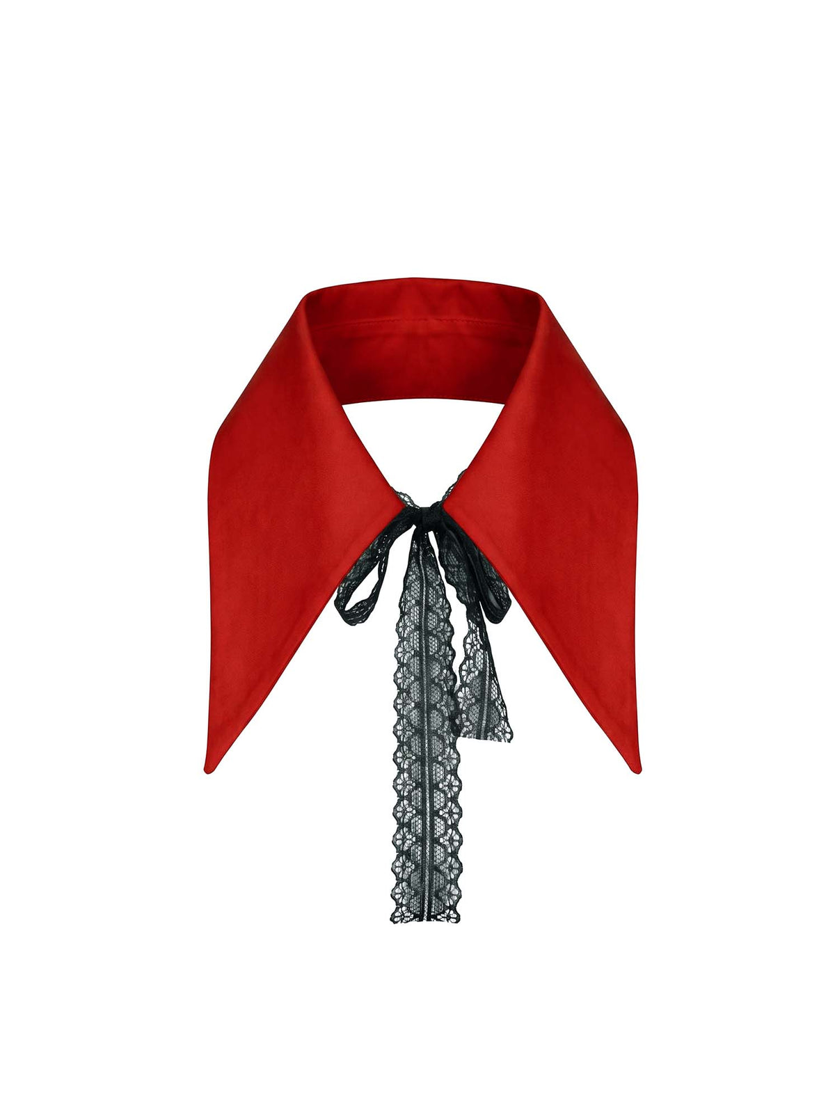 Base Removable White Pointy Collar