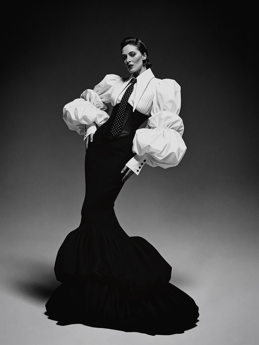 Beatrice Statement Sleeves Shirt