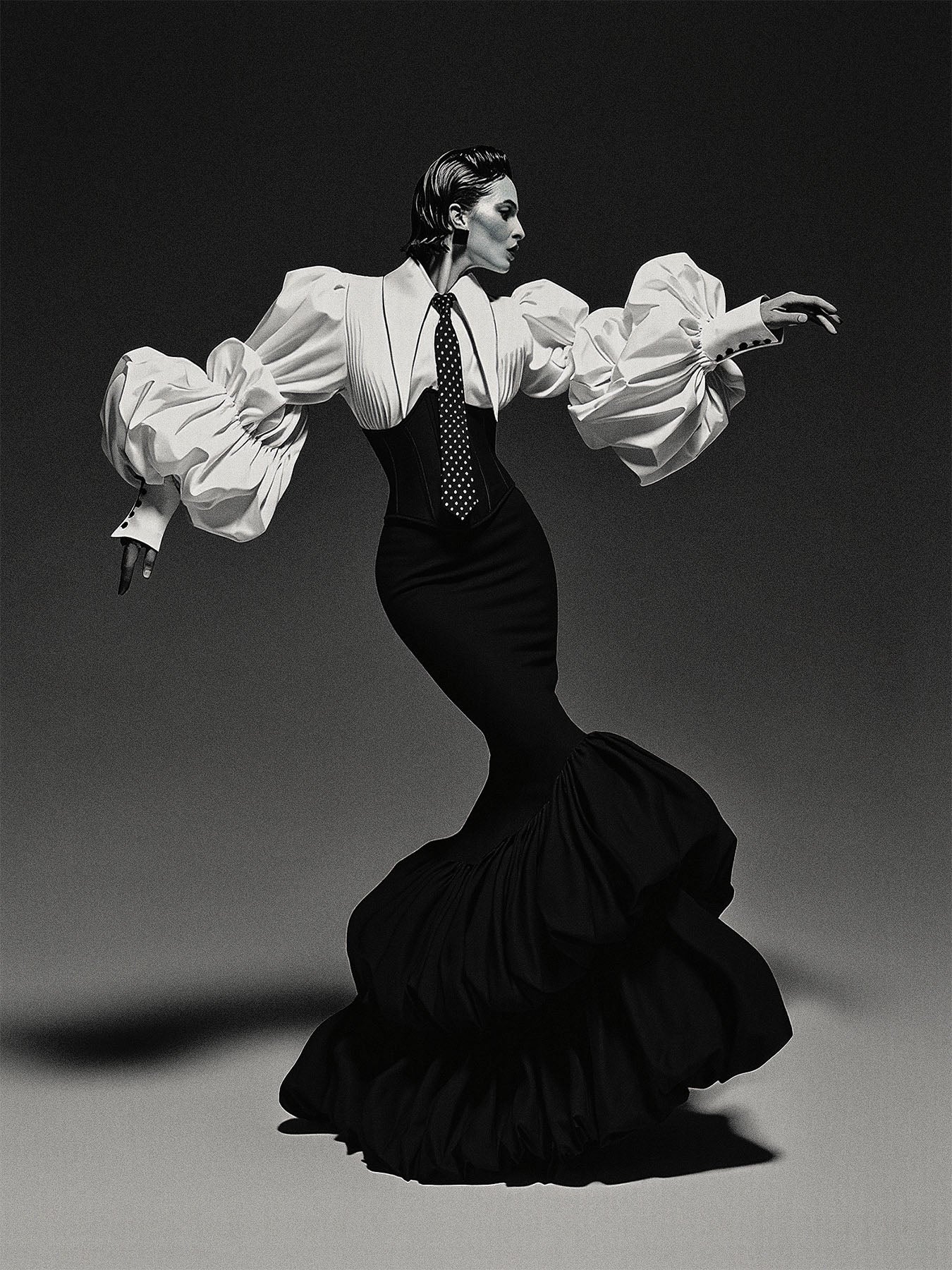 Beatrice Statement Sleeves Shirt