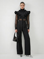 The Poet Cascading Ruffle Detachable Collar