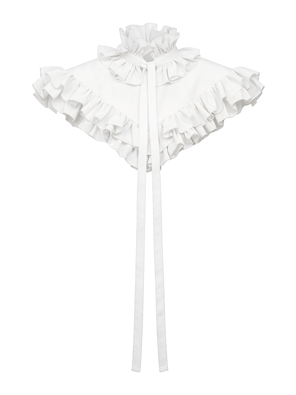 The Poet Cascading Ruffle Detachable Collar