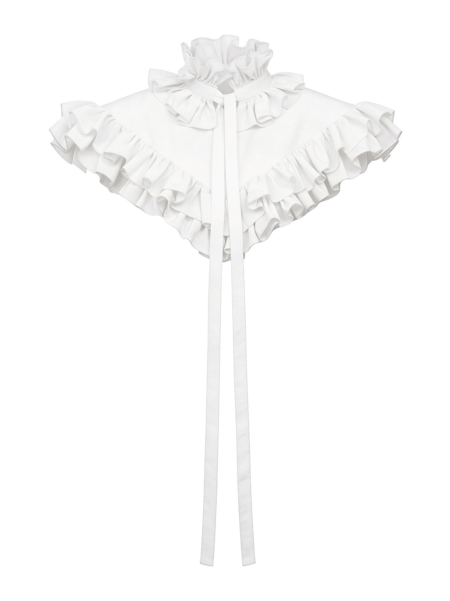The Poet Cascading Ruffle Detachable Collar