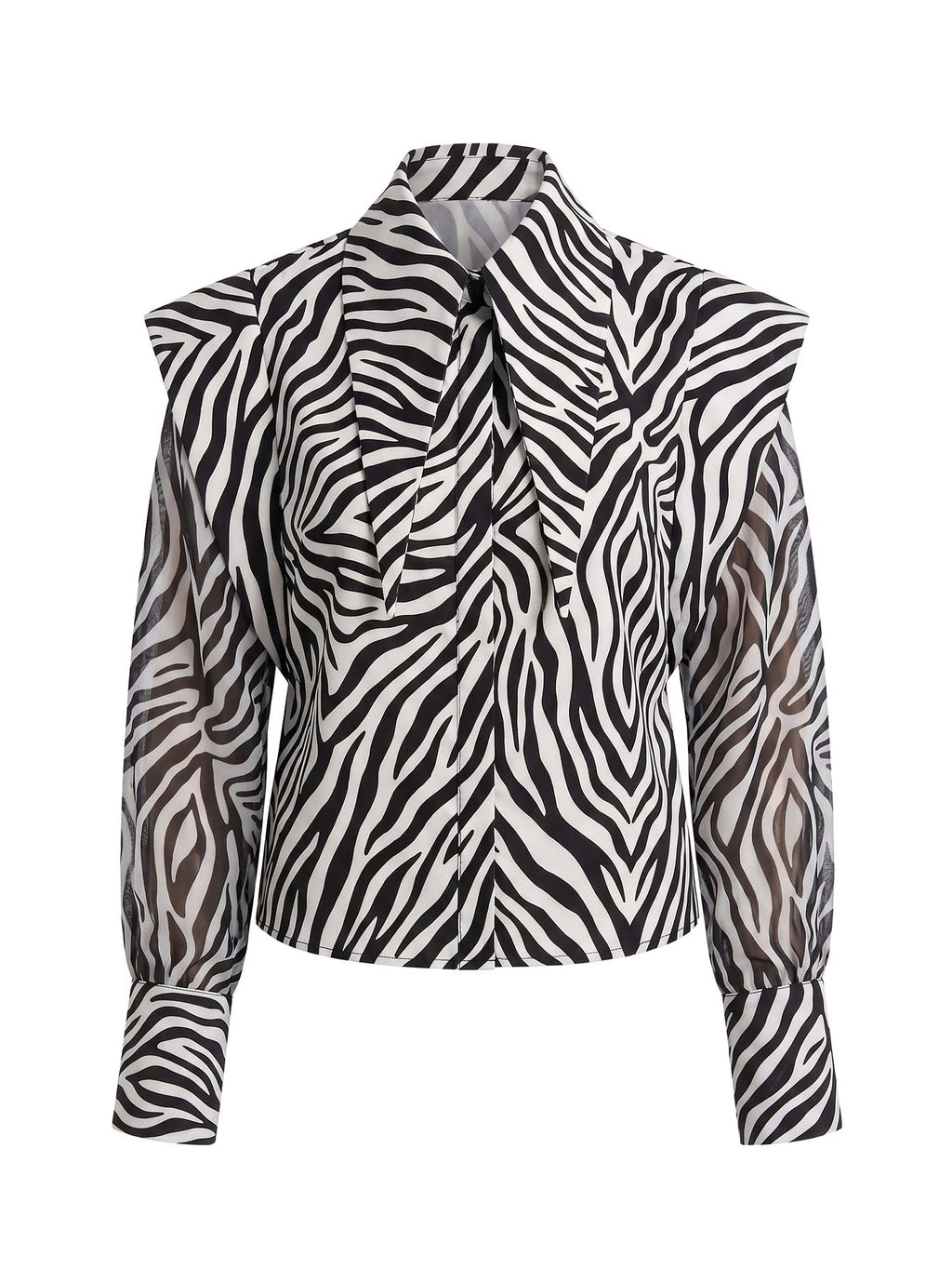 Blanca Long Sleeves Shirt in Zebra