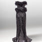 Black Swan Red Carpet Style Goth Gown Set - Mologoko Couture
