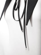 Large Removable Pointy Collar with Lacing