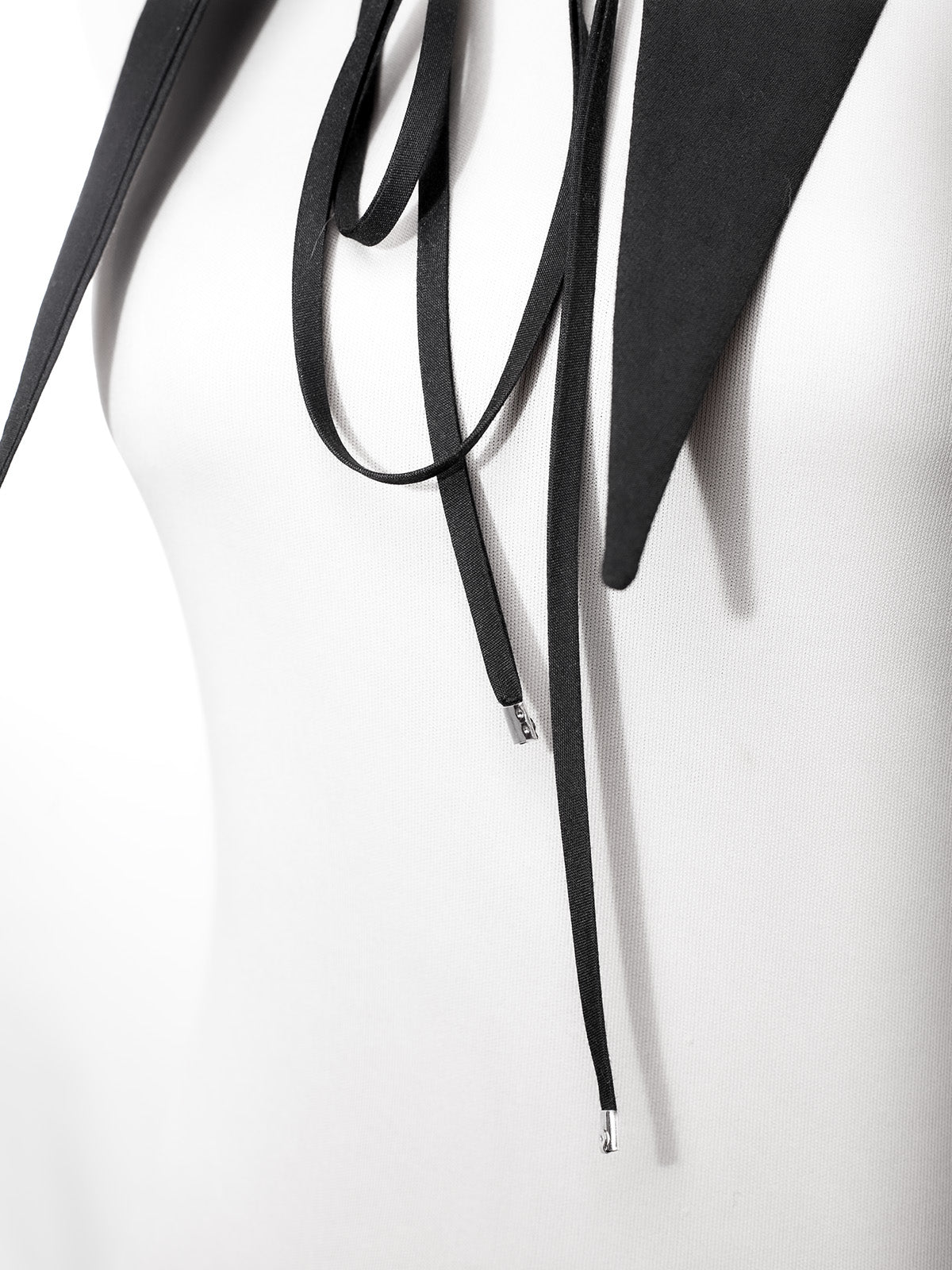 Large Removable Pointy Collar with Lacing