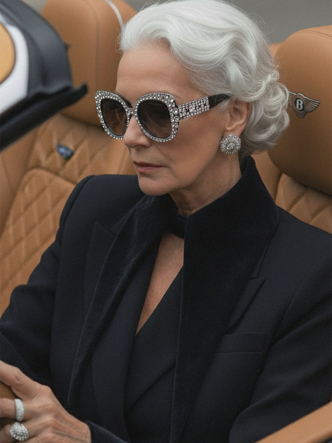 Large Detachable Velvet Collar