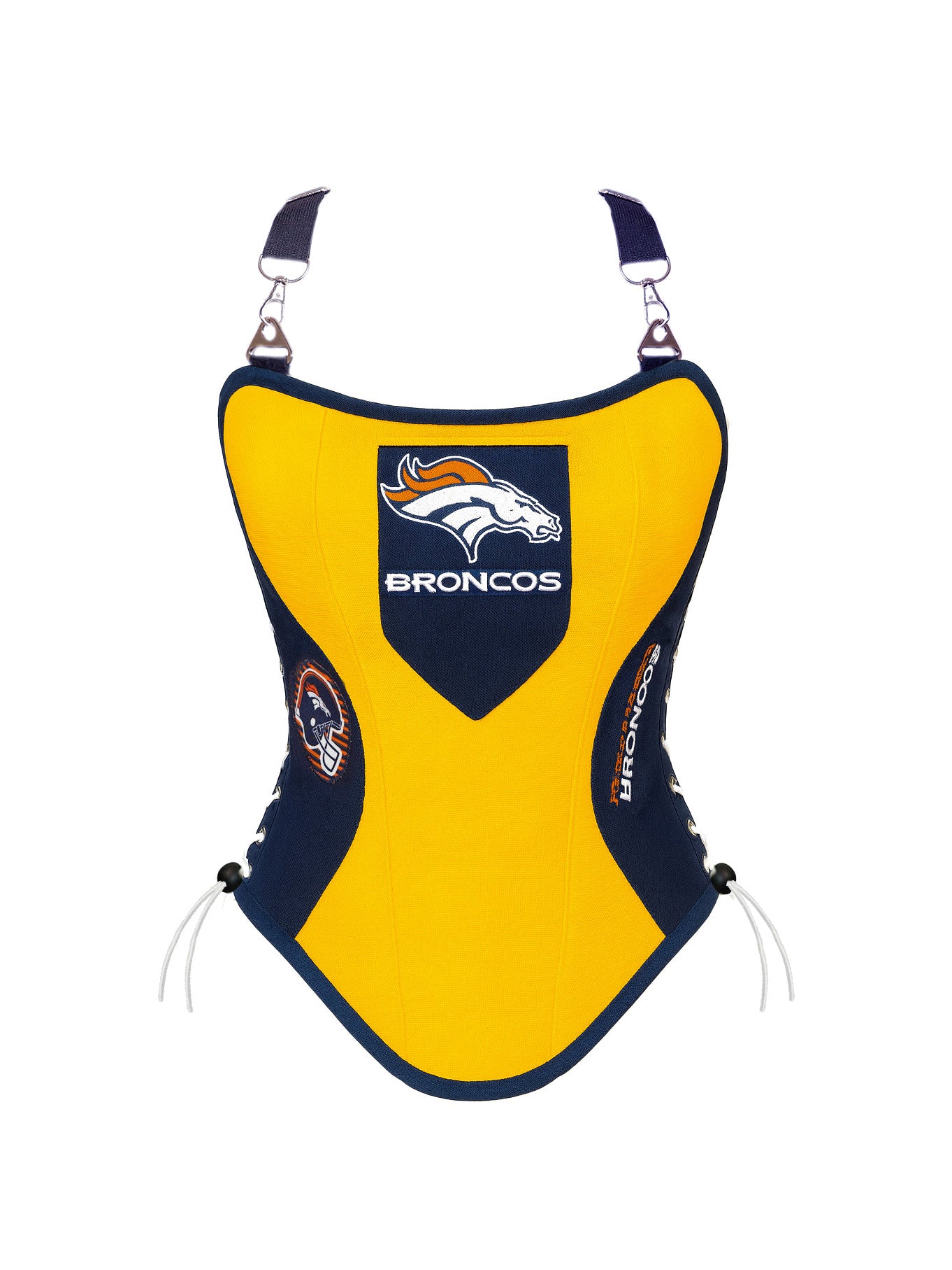 Denver BRONCOS Football Team Corset Bustier Top