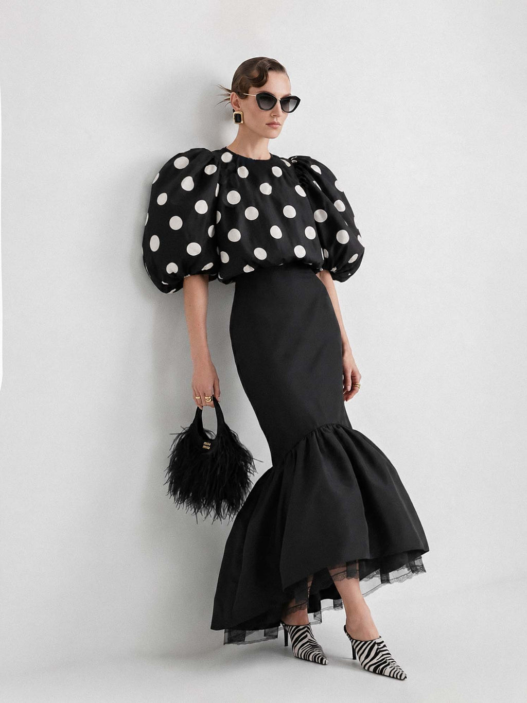 The Mademoiselle Bubble Crop Top