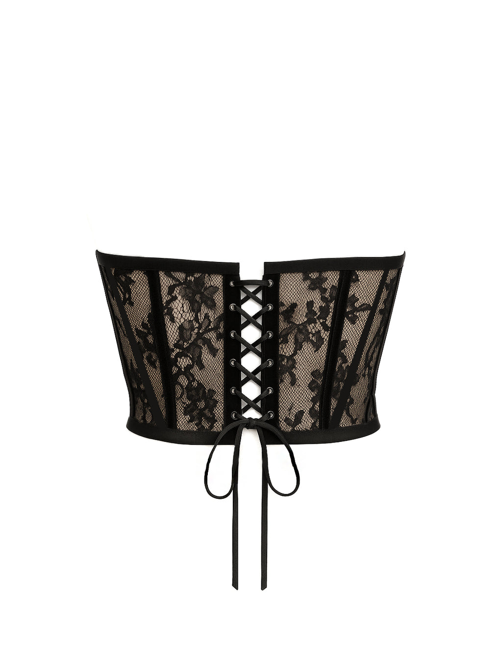 The Chapel Window Butterfly Bustier in Black