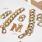 Chunky Personalized Monogram Initial Necklace Transformer