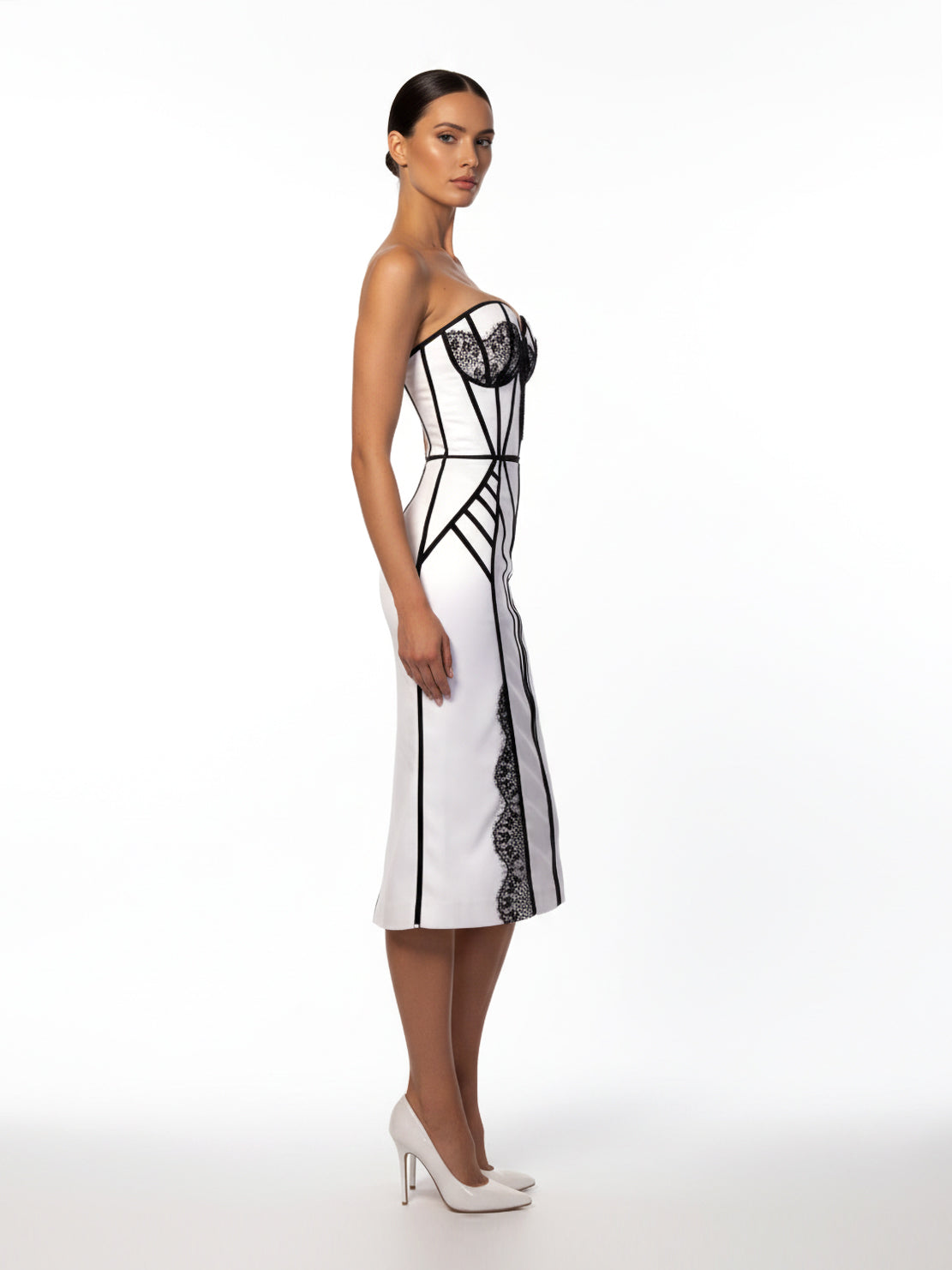 Chapel Window Midi Skirt