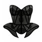 Chapel Window Full Corset Black