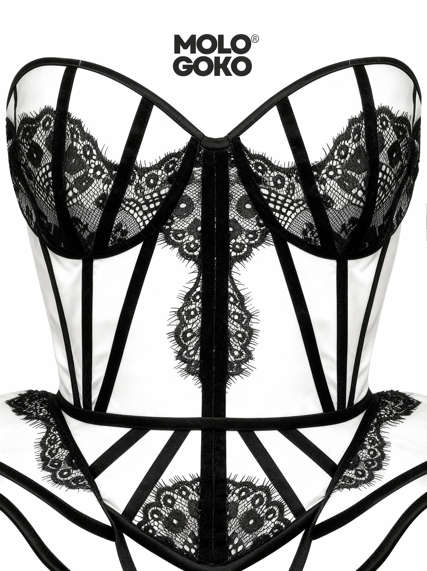Chapel Window Corset White