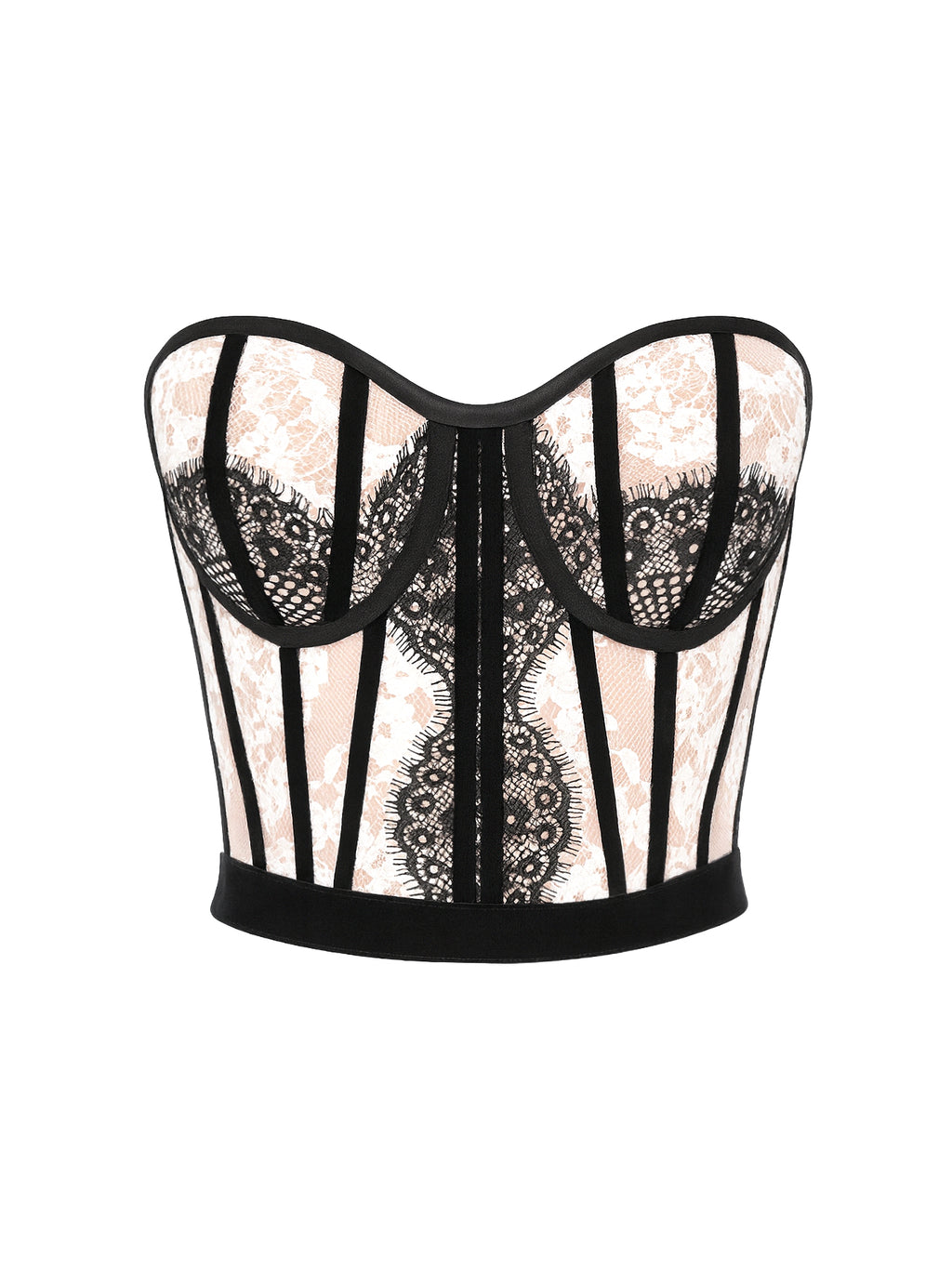 The Chapel Window Bustier White Lace