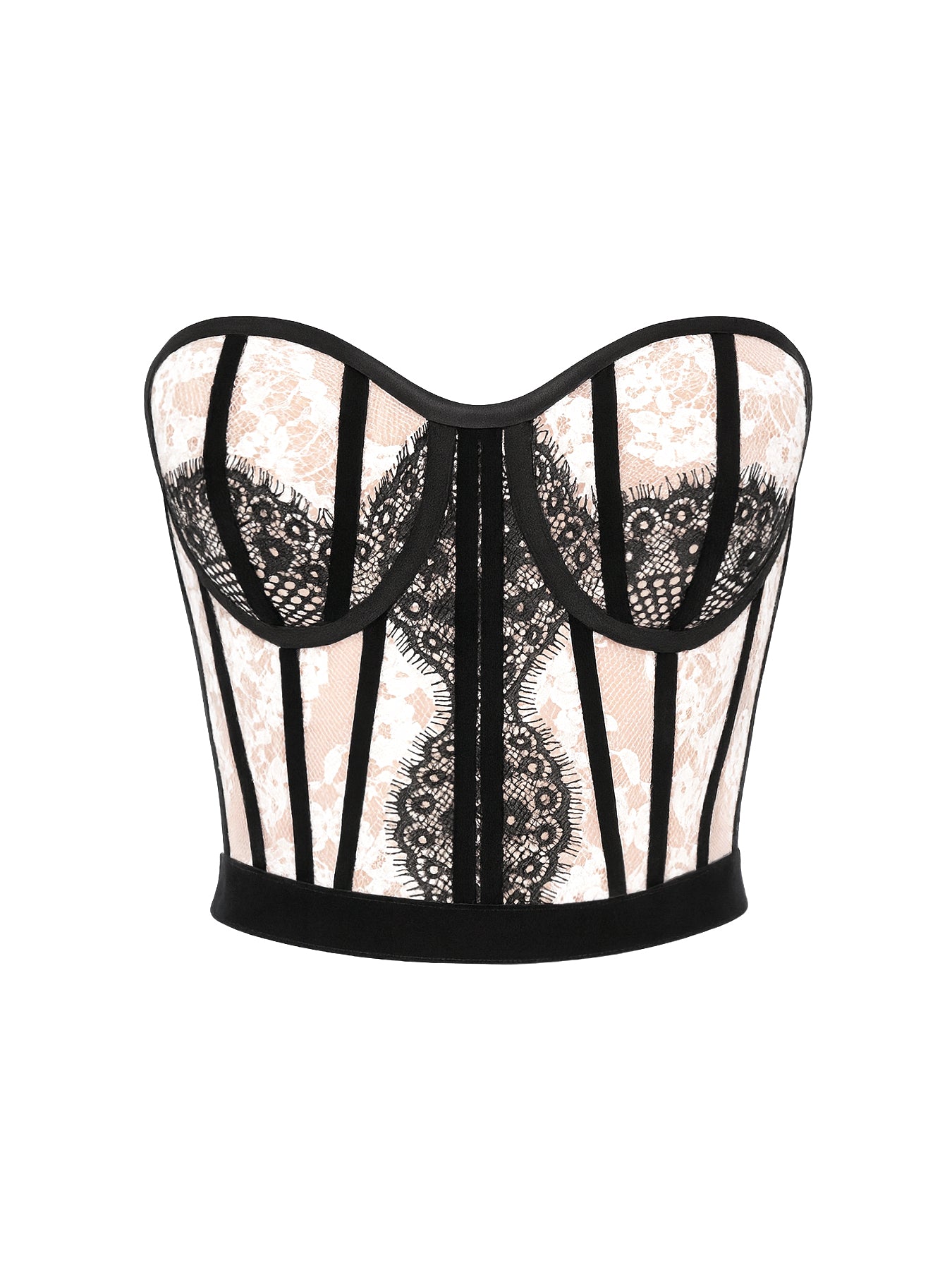 The Chapel Window Bustier White Lace