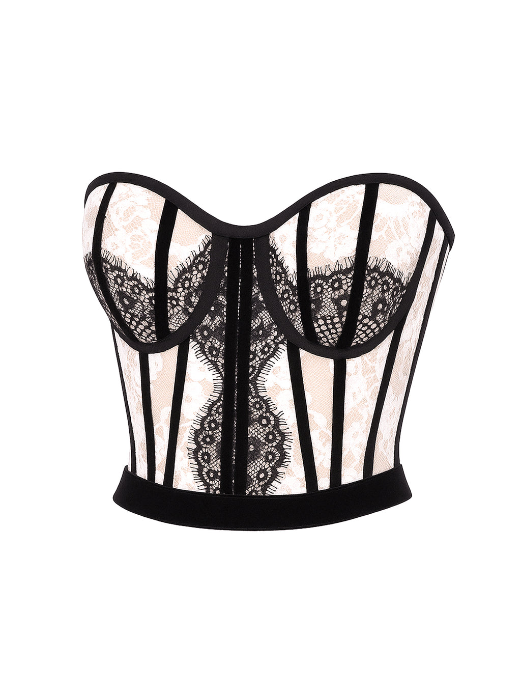 The Chapel Window Bustier White Lace