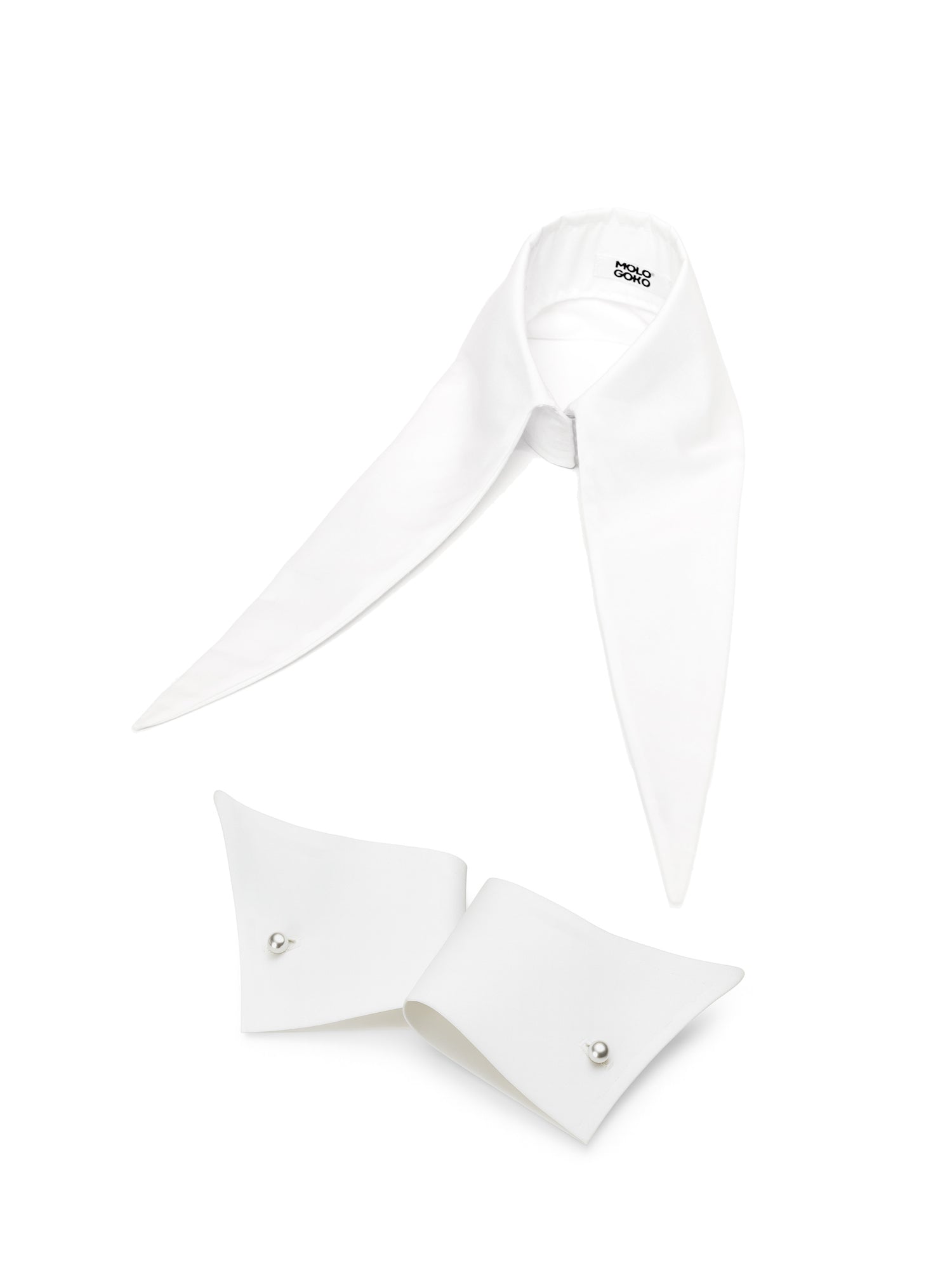 Removable Shirt Collar and Cuffs Set