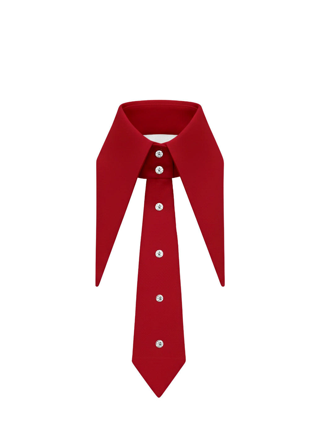 Tuxedo Detachable Collar with Faux Tie