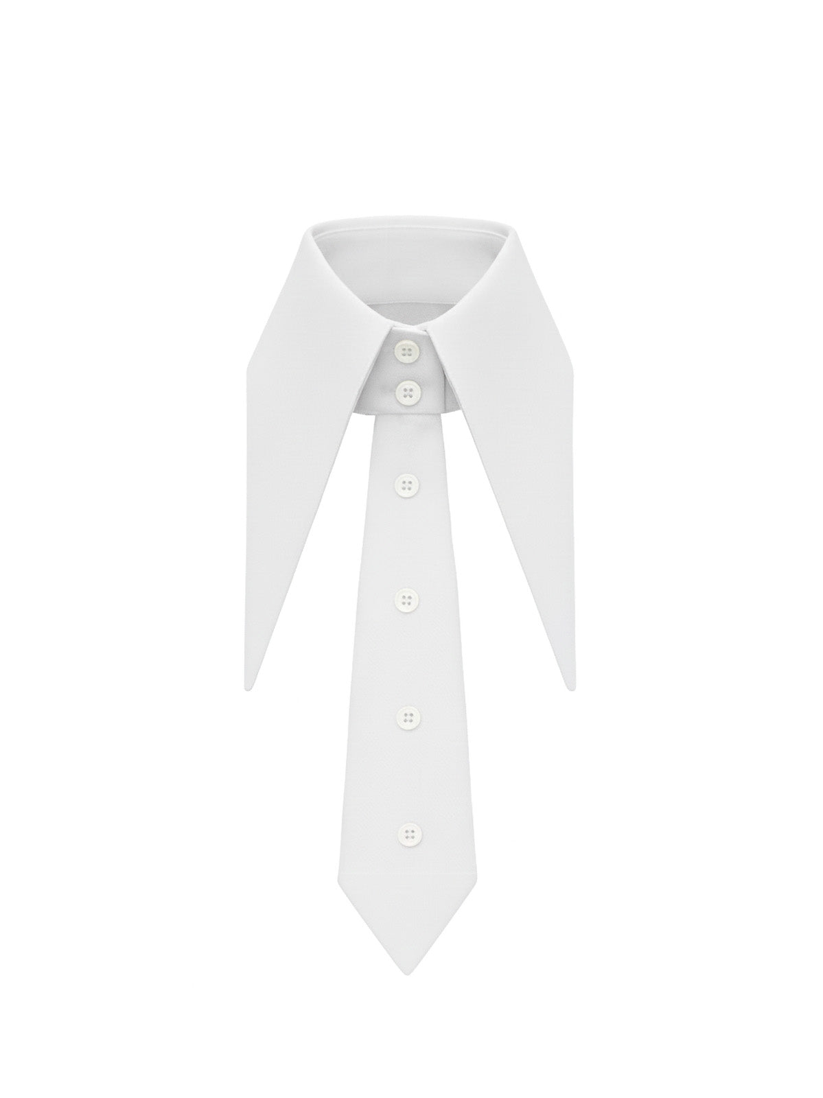 Tuxedo Detachable Collar with Faux Tie