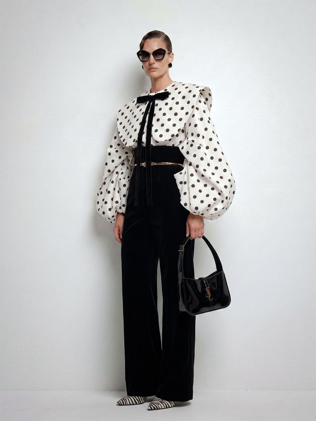 The Colette Polka Dot Detachable Collar