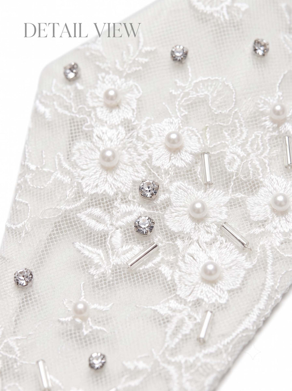 The Baroness 14” Long Couture Beaded Collar