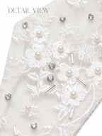 The Baroness 14” Long Couture Beaded Collar