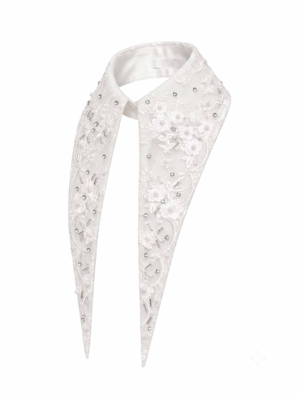 The Baroness 14” Long Couture Beaded Collar