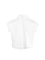 Matilda 12" Long Collar Base Crop Top