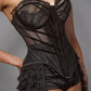 Chapel Window Black Lace Shorts - Mologoko Couture