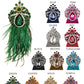VIOLETA Dangle Statement Earrings - Mologoko Couture