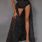 Chapel Window Black Lace Shorts - Mologoko Couture