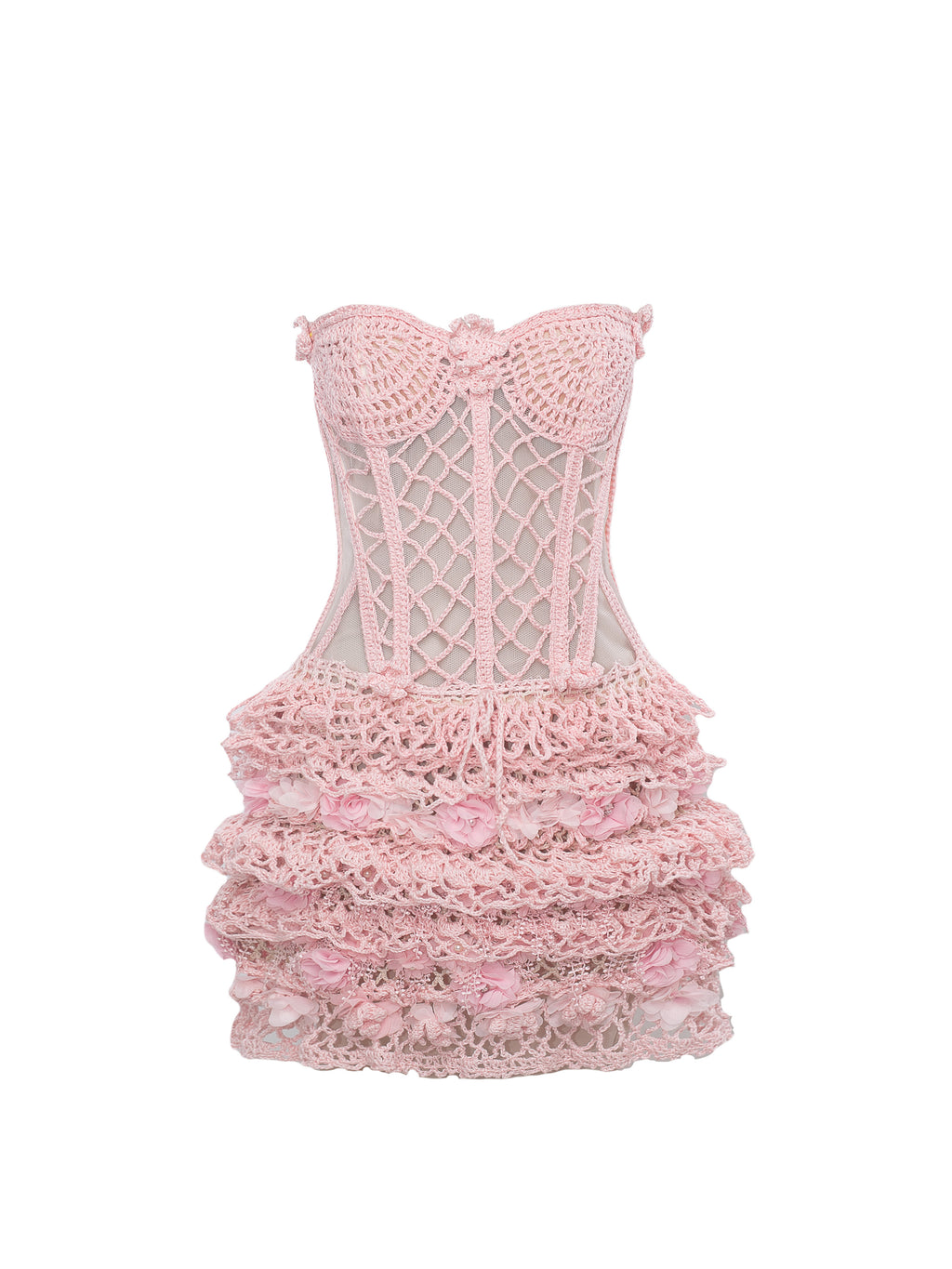 Fantasy Crochet Mini Dress