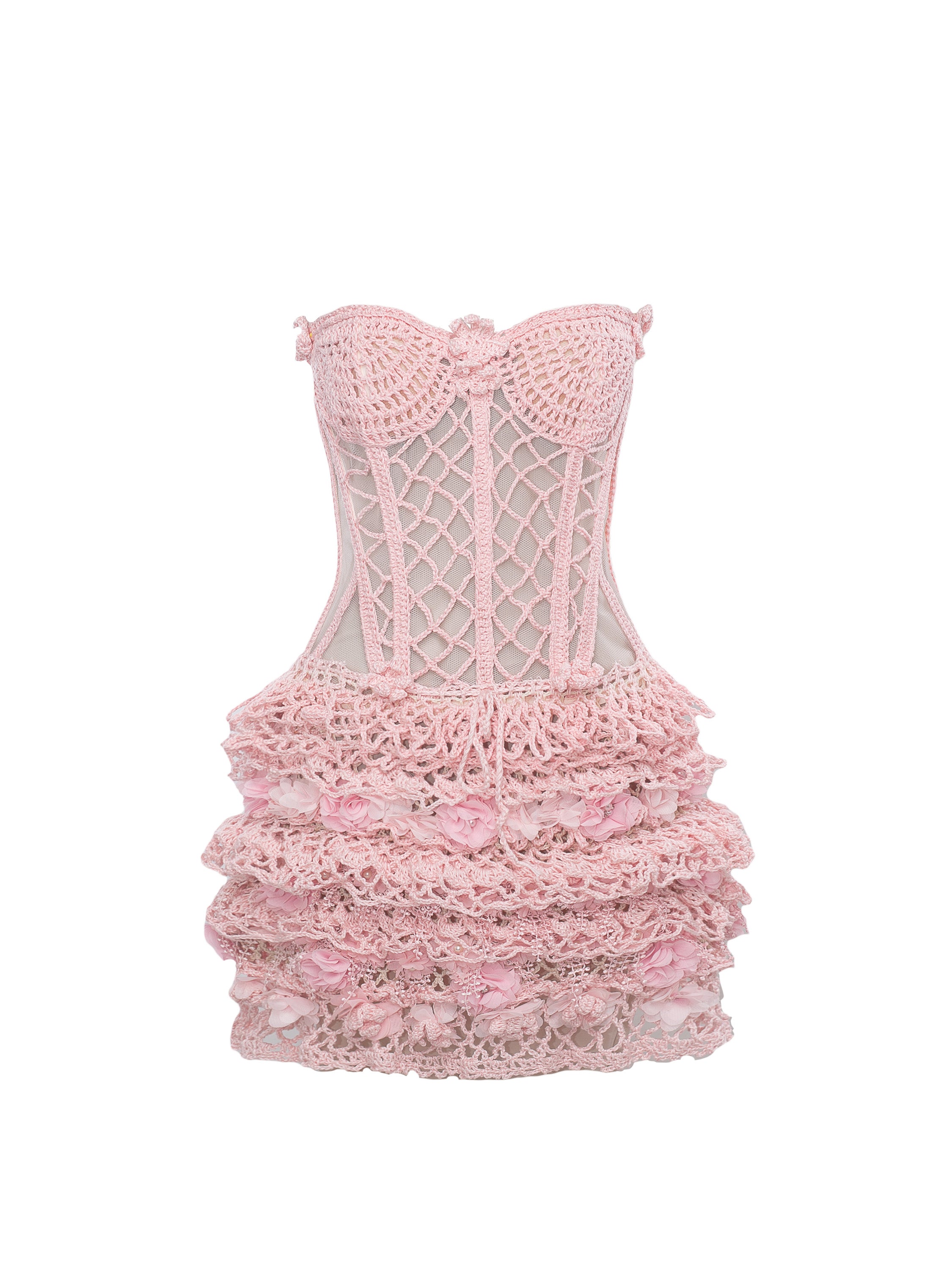 Fantasy Crochet Mini Dress
