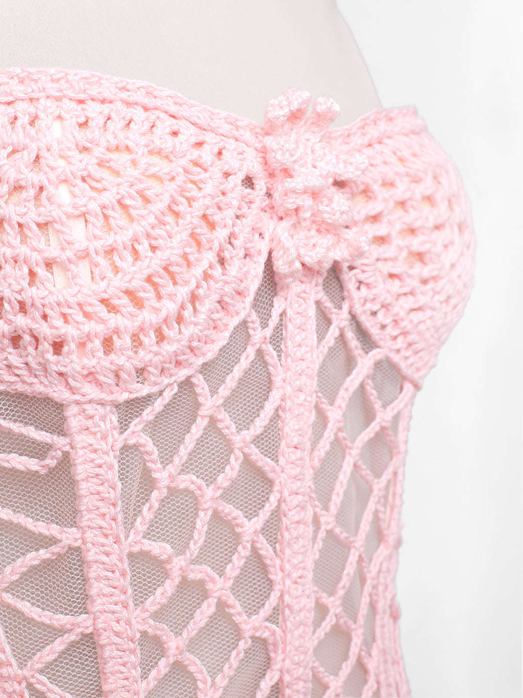 Fantasy Crochet Mini Dress
