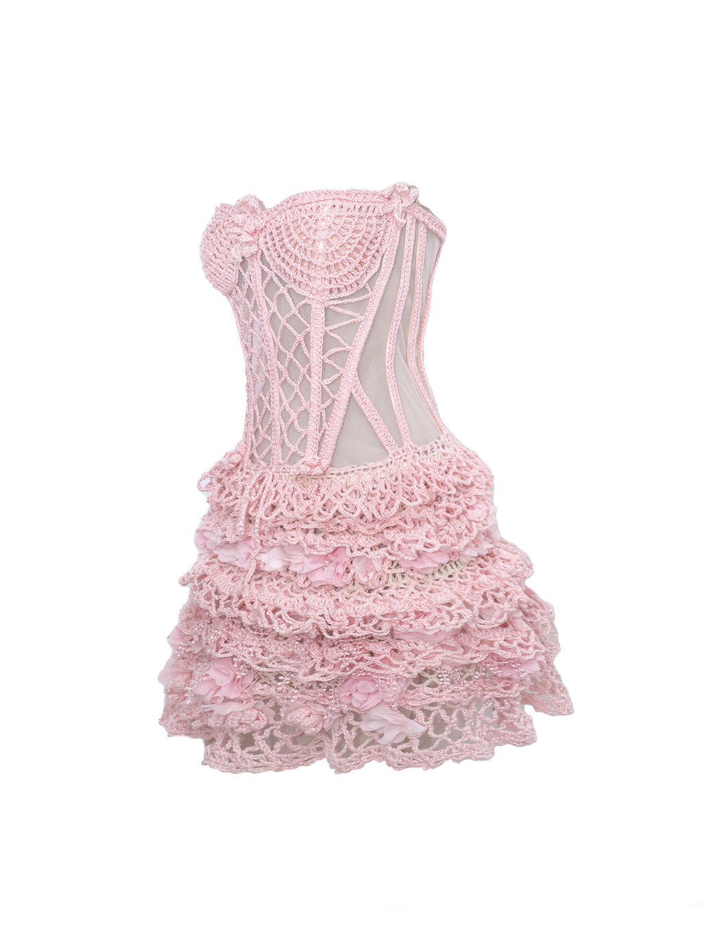 Fantasy Crochet Mini Dress