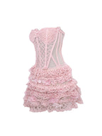 Fantasy Crochet Mini Dress
