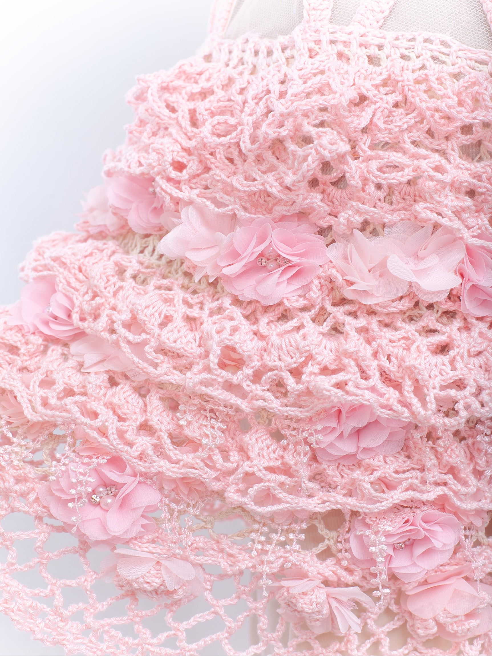 Fantasy Crochet Mini Dress