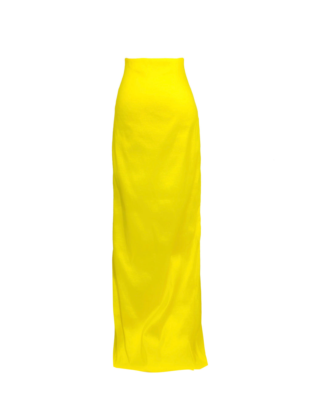 Basic Evening Floor Length Taffeta Skirt