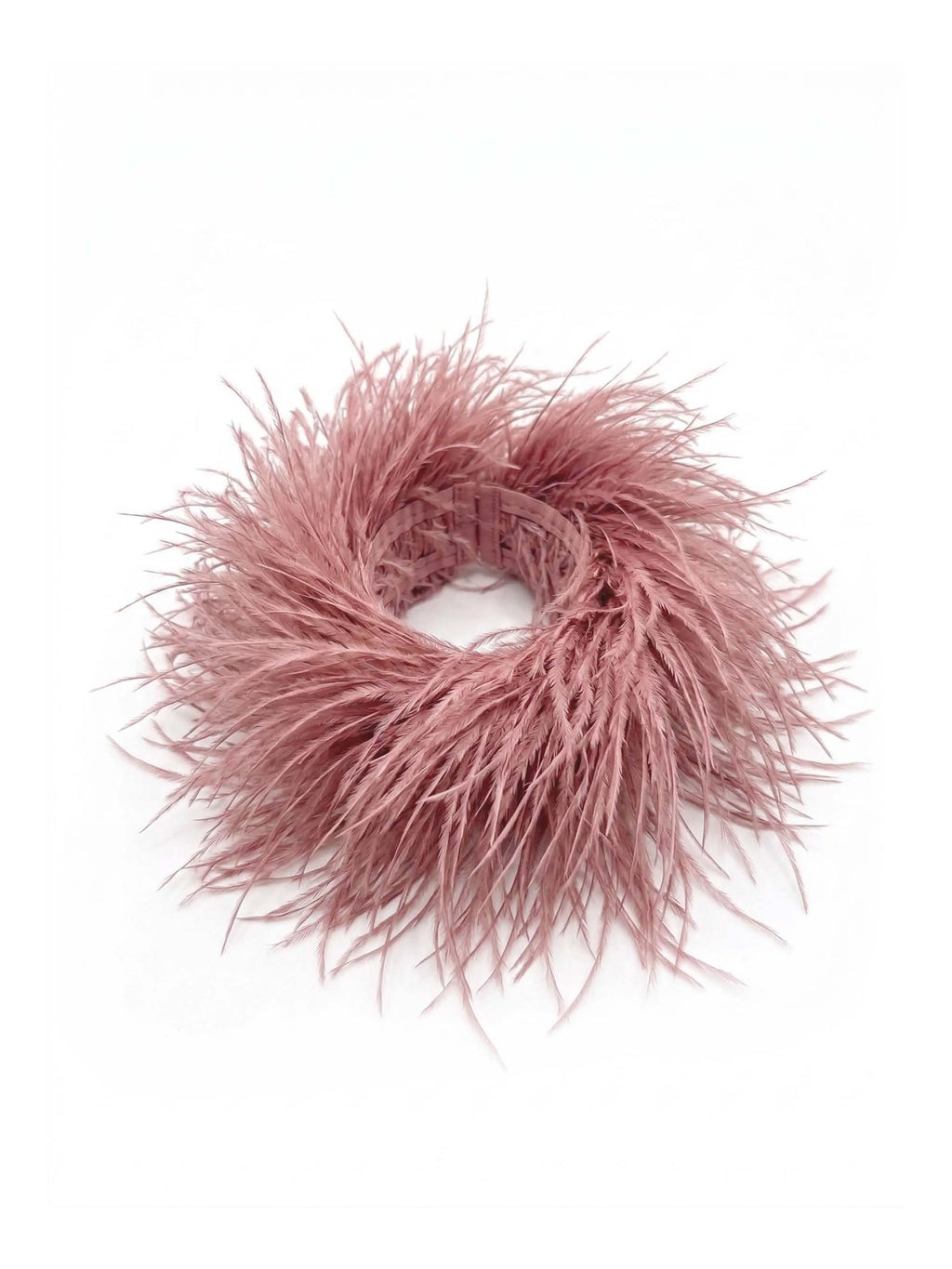 Detachable Ostrich Feather Cuffs