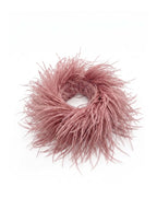 Detachable Ostrich Feather Cuffs