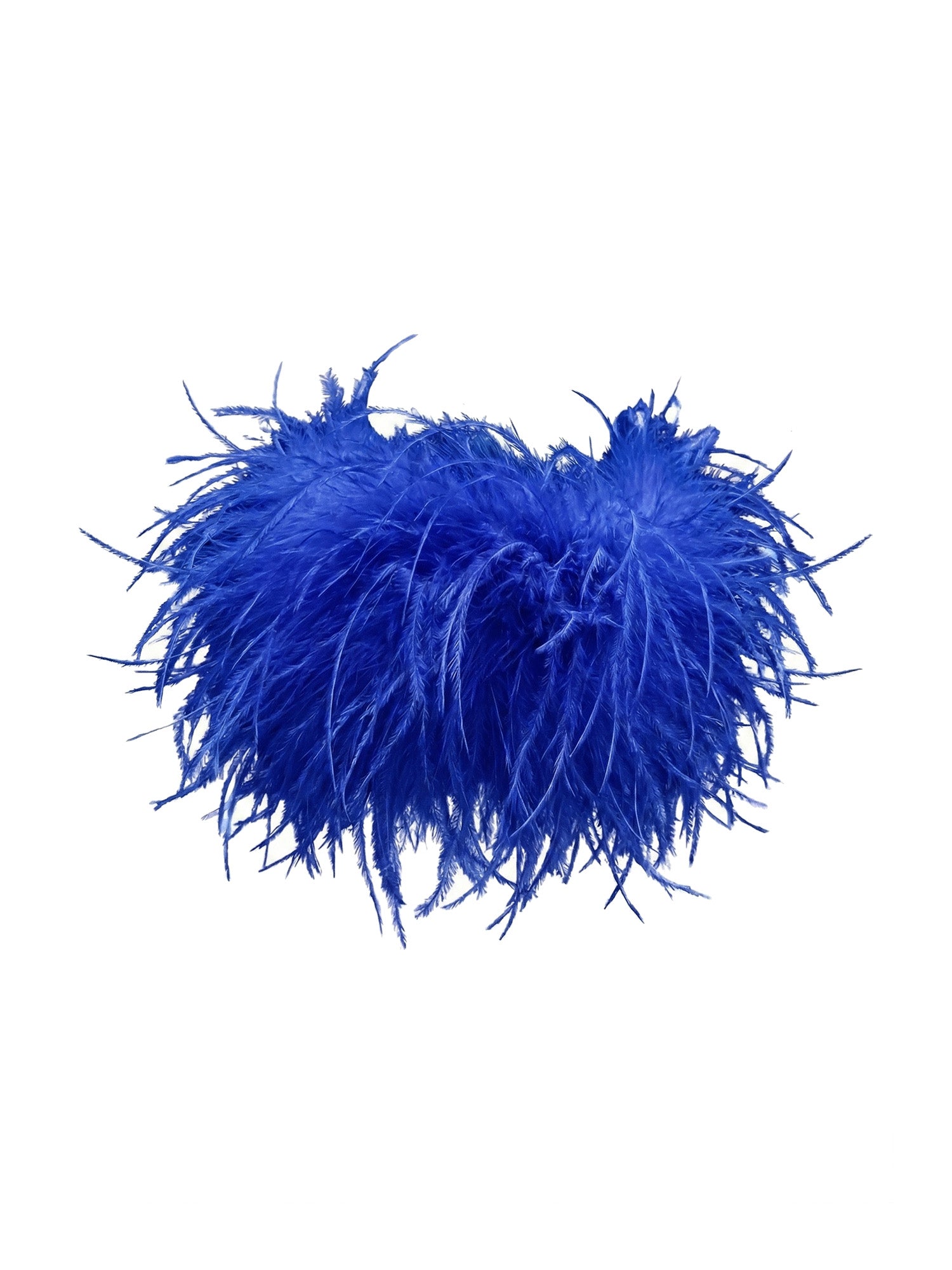 Detachable Ostrich Feather Cuffs