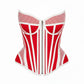 Ferrari Yellow Organic Canvas  Front Zipper Corset Bustier