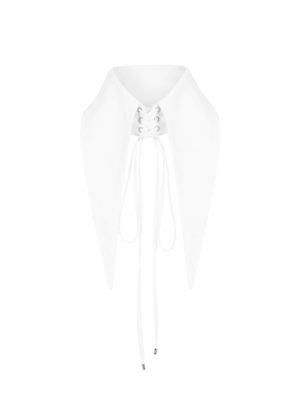 Large Pointed Collars Stylish Large Removable White Pointy Collar – Mologoko Couture