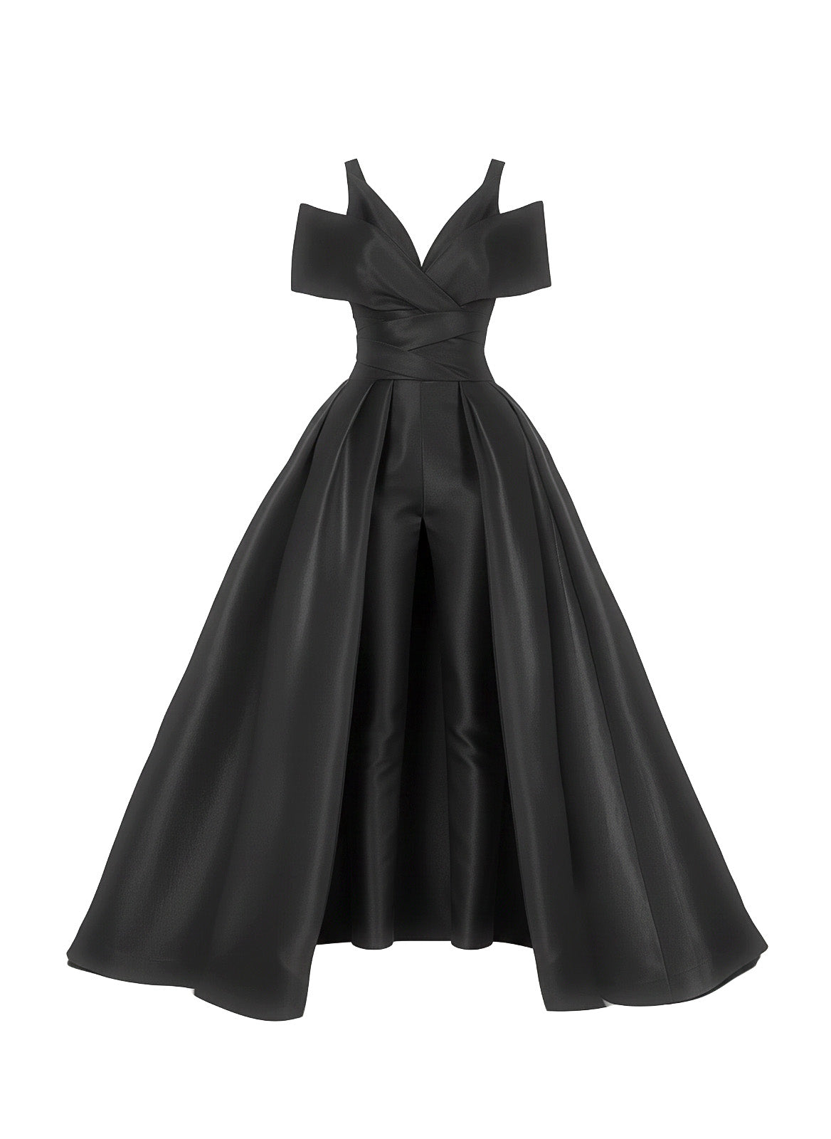 Genevieve Gown 3-piece Set with Overskirt