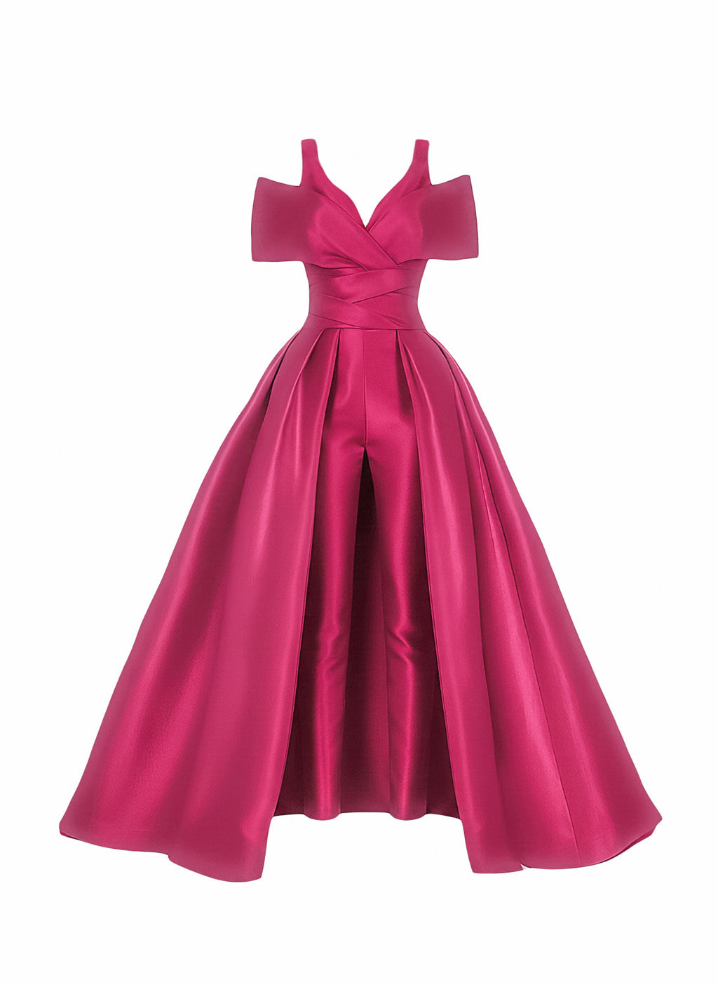 Genevieve Gown 3-piece Set with Overskirt