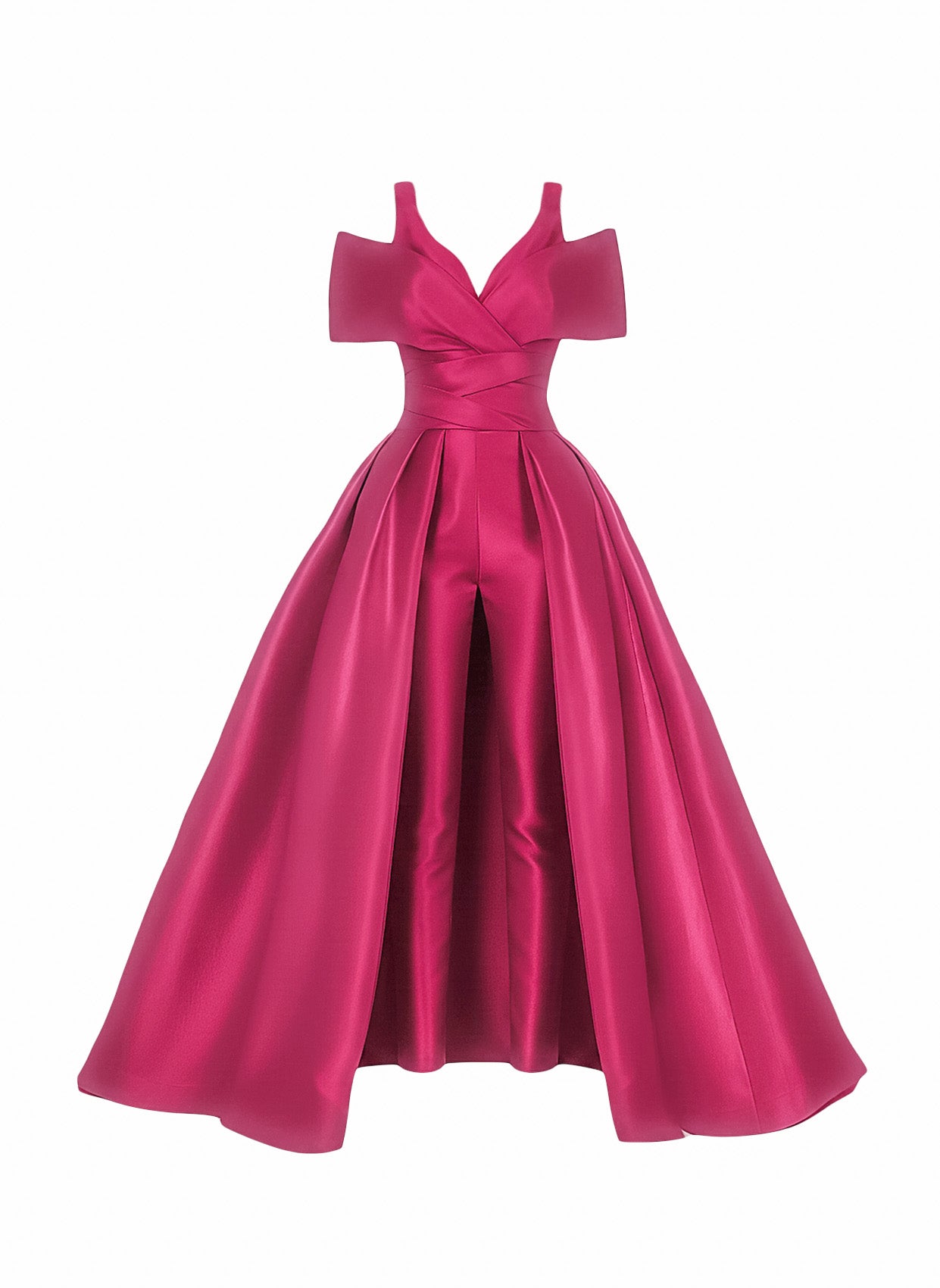 Genevieve Gown 3-piece Set with Overskirt