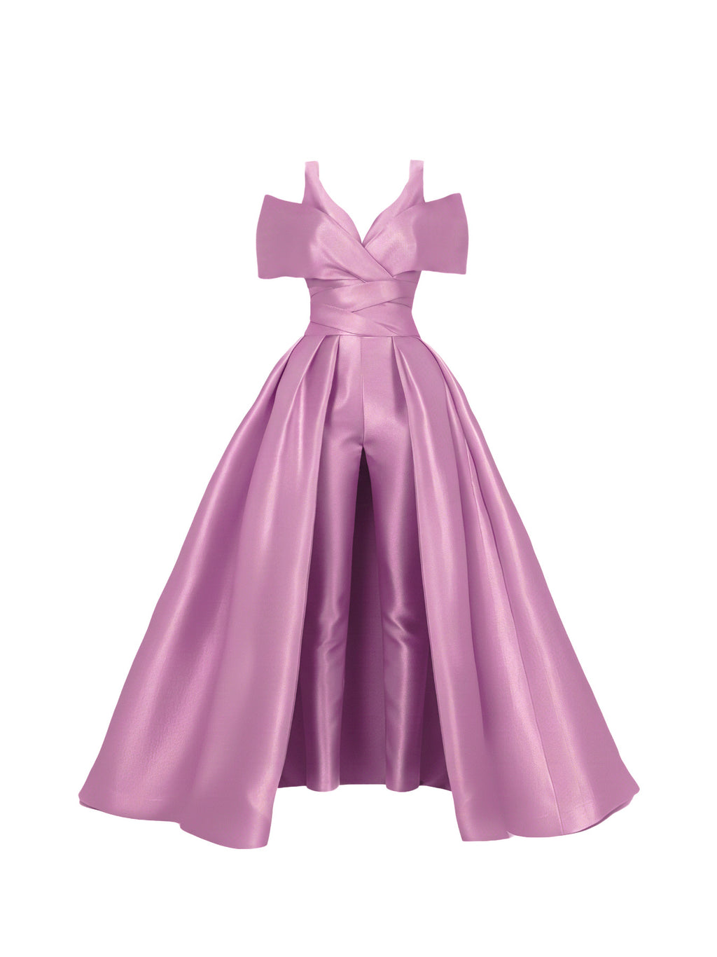 Genevieve Gown 3-piece Set with Overskirt